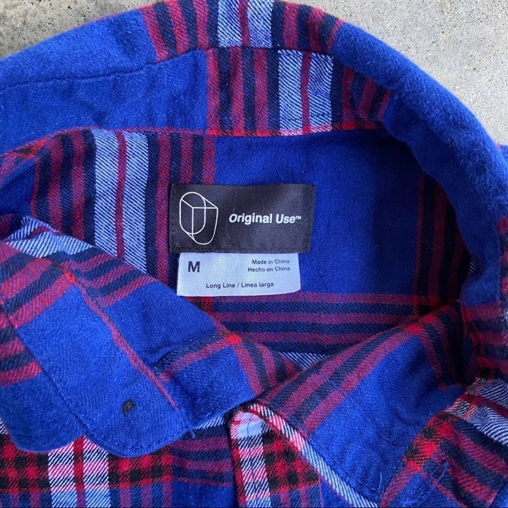 Original Use Flannel Button Down Size M - image 4
